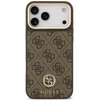 Dėklas Guess 4G Strass Logo MagSafe do iPhone 18 Pro Max / 17 Pro Max ruda