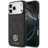 GUESS dėklas, skirtas IPHONE 17 Pro Max, suderinamas su MagSafe GUHMP17XP4GRMDEK (PU W/ 4G Strass Logo) juodas