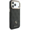 Dėklas Guess 4G su portfelem i smyczą Magsafe do iPhone 18 Pro Max / 17 Pro Max juoda