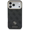 Dėklas Guess 4G su portfelem i smyczą Magsafe do iPhone 18 Pro Max / 17 Pro Max juoda