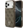 Guess 4G Triangle Logo MagSafe dėklas, skirtas iPhone 18 Pro Max / 17 Pro Max, rudas, sidabrinis