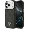 Dėklas Guess 4G Triangle Logo MagSafe Apple iPhone 17 Pro juodos spalvos sidabrinis