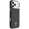 Dėklas Guess 4G Triangle Logo MagSafe Case for iPhone 17 Pro Max / 18 Pro Max - Juodas & Sidabrinis