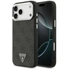 Dėklas Guess 4G Triangle Logo MagSafe Case for iPhone 17 Pro Max / 18 Pro Max - Juodas & Sidabrinis