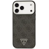 Dėklas Guess 4G Triangle Logo MagSafe Case for iPhone 17 Pro Max / 18 Pro Max - Juodas & Sidabrinis