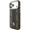 Dėklas Guess 4G with Stripe Round and Classic Logos MagSafe do iPhone 18 Pro Max / 17 Pro Max ruda