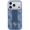 Dėklas Guess 4G with Stripe Round and Classic Logos MagSafe do iPhone 18 Pro / 17 Pro mėlyna
