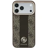 Dėklas Guess 4G with Stripe Round and Classic Logos MagSafe do iPhone 18 Pro / 17 Pro ruda