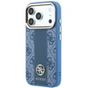 Dėklas Guess 4G with Stripe Round and Classic Logos MagSafe do iPhone 18 Pro Max / 17 Pro Max mėlyna
