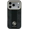 Dėklas Guess 4G with Stripe Round and Classic Logos MagSafe do iPhone 18 Pro Max / 17 Pro Max juoda