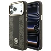 Dėklas Guess 4G with Stripe Round and Classic Logos MagSafe do iPhone 18 Pro Max / 17 Pro Max ruda