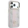 Dėklas Guess 4G with Stripe Round and Classic Logos MagSafe do iPhone 18 Pro / 17 Pro rožinė