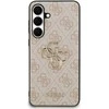 Guess Big 4G Classic Logo dėklas skirtas Samsung Galaxy S25 FE rožinės spalvos