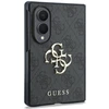 Guess PU 4G Metal Logo dėklas Samsung Galaxy Z Fold 8 pilkos spalvos