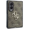 Guess PU 4G Metal Logo dėklas Samsung Galaxy Z Fold 8 rudos spalvos