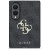 Guess PU 4G Metal Logo dėklas Samsung Galaxy Z Fold 8 pilkos spalvos