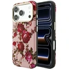 Dėklas Guess Blossom Roses Print MagSafe do iPhone 18 Pro Max / 17 Pro Max rožinė