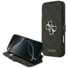 Dėklas Guess Book 4G Metal Logo do iPhone 18 Pro Max / 17 Pro Max juoda