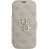 Dėklas Guess Book 4G Metal Logo do iPhone 18 Pro / 17 Pro rožinė