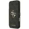 Dėklas Guess Book 4G Metal Logo do iPhone 18 Pro Max / 17 Pro Max juoda
