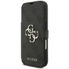 Dėklas Guess Book 4G Metal Logo do iPhone 18 Pro / 17 Pro juoda