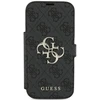 Dėklas Guess Book 4G Metal Logo do iPhone 18 Pro / 17 Pro juoda