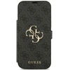 Dėklas Guess Book 4G Metal Logo do iPhone 18 Pro Max / 17 Pro Max juoda