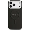 Dėklas Guess Classic Logo MagSafe skirtas iPhone 18 Pro / 17 Pro juodas