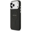 Dėklas Guess Classic Logo MagSafe telefonui 18 Pro Max / 17 Pro Max juodas