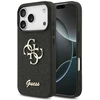 Dėklas Guess Fixed Glitter Big 4G Case for iPhone 17 Pro / 18 Pro - Juodas