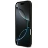 Guess PU Fixed Glitter 4G Metal Logo dėklas skirtas Apple iPhone 17 Air juodos spalvos