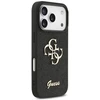Dėklas Guess Fixed Glitter Big 4G Case for iPhone 17 Pro / 18 Pro - Juodas