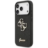 Dėklas Guess Fixed Glitter Big 4G Case for iPhone 17 Pro / 18 Pro - Juodas