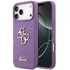 Dėklas Guess Fixed Glitter Big 4G skirtas Apple iPhone 17 Pro Max lilac