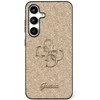 GUESS dėklas skirtas Samsung Galaxy S25 GUHCS25SHG4SGD (Fixed Glitter Big 4G) aukso spalvos