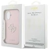 GUESS dėklas, skirtas IPHONE 17 GUHCP17S5PS4RGGP (PU FW Resin Logo) rožinis