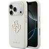 GUESS dėklas, skirtas IPHONE 17 Pro GUHCP17L5PS4RGGE (PU FW Resin Logo) smėlio spalvos