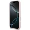 GUESS dėklas, skirtas IPHONE 17 Pro GUHCP17L5PS4RGGP (PU FW Resin Logo) rožinis