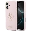 GUESS dėklas, skirtas IPHONE 17 GUHCP17S5PS4RGGP (PU FW Resin Logo) rožinis