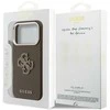 GUESS dėklas, skirtas IPHONE 17 Pro Max GUHCP17X5PS4RGGW (PU FW dervos logotipas) rudas