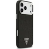 Dėklas Guess Glitter Triangle Logo MagSafe Case for iPhone 17 Pro Max / 18 Pro Max - Juodas