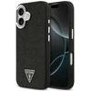 „Guess“ blizgantis trikampio formos logotipo „MagSafe“ dėklas, skirtas „iPhone 17“ – Juodas