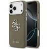 Guess Grained Big 4G Classic Logo - dėklas skirtas Apple iPhone 17 Pro Max ruda