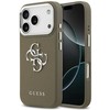 Guess Grained Big 4G Classic Logo - dėklas skirtas Apple iPhone 17 Pro ruda