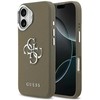 Guess Grained Big 4G Classic Logo - dėklas skirtas Apple iPhone 17 ruda