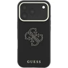 Dėklas Guess Grained & Big Resin Logo do iPhone 18 Pro / 17 Pro juoda