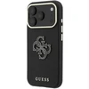 Dėklas Guess Grained & Big Resin Logo Case for iPhone 18 Pro Max / 17 Pro Max - Juodas