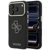 Dėklas Guess Grained & Big Resin Logo Case for iPhone 18 Pro Max / 17 Pro Max - Juodas