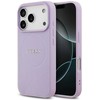„Guess Grained Ring MagSafe“ dėklas Apple iPhone 17 Pro violetinis