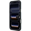 Dėklas Guess Grained Round Strass Logo MagSafe do iPhone 18 Pro / 17 Pro mėlyna